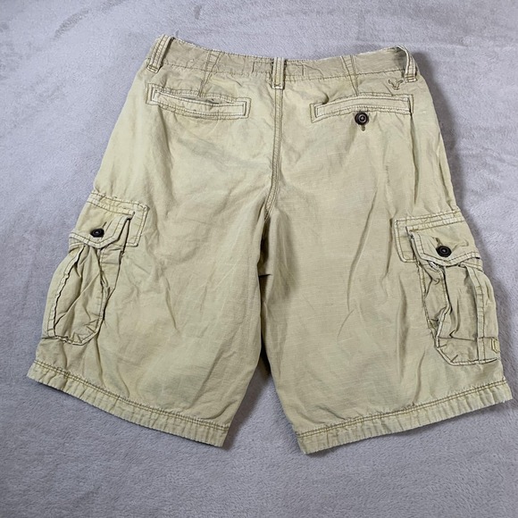American Eagle Cargo Shorts Men 30 Longboard Utility Pockets Casual Outdoors Y2K - Picture 13 of 16